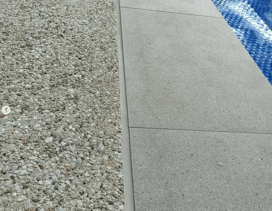 Professional caulking and sealing around glass and paving